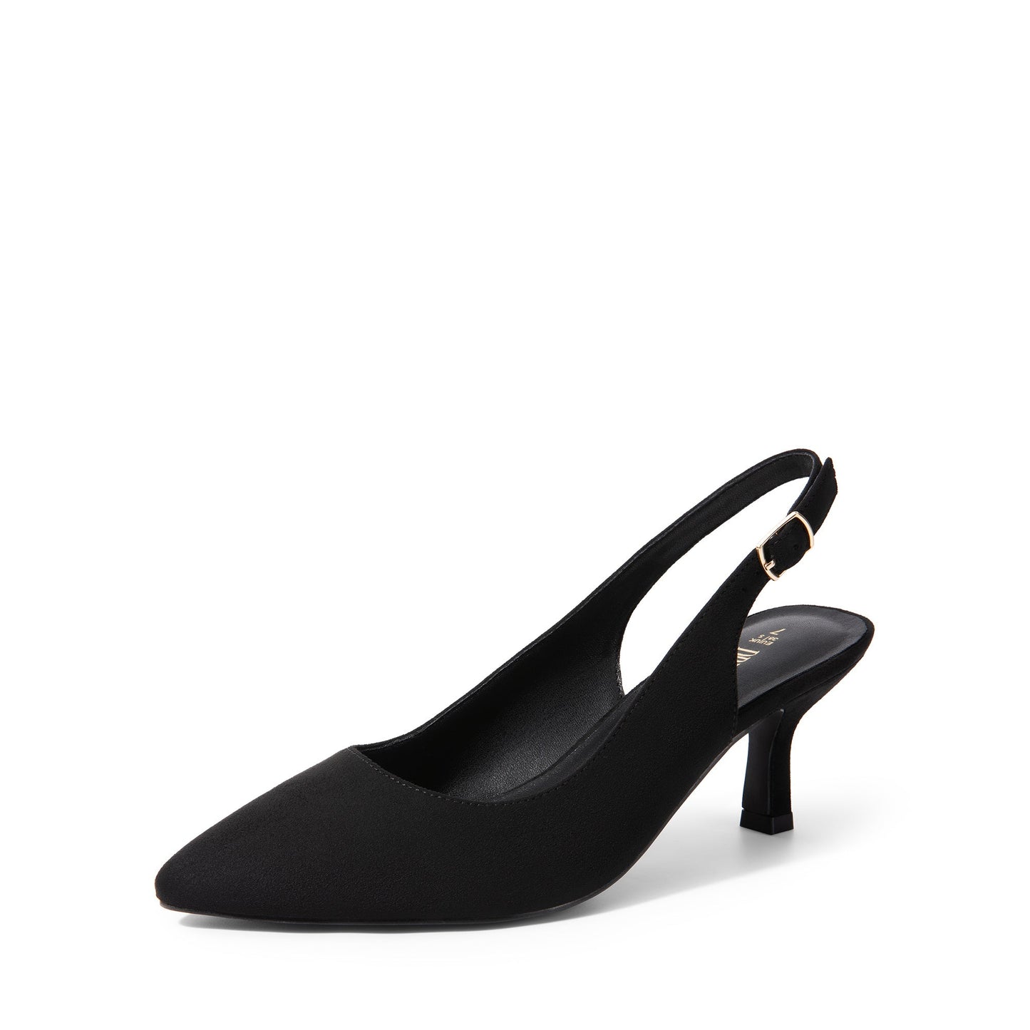 Women's Heels & Pumps – Comfort Fit for Work & Events – Navy Blue / Black – view 4