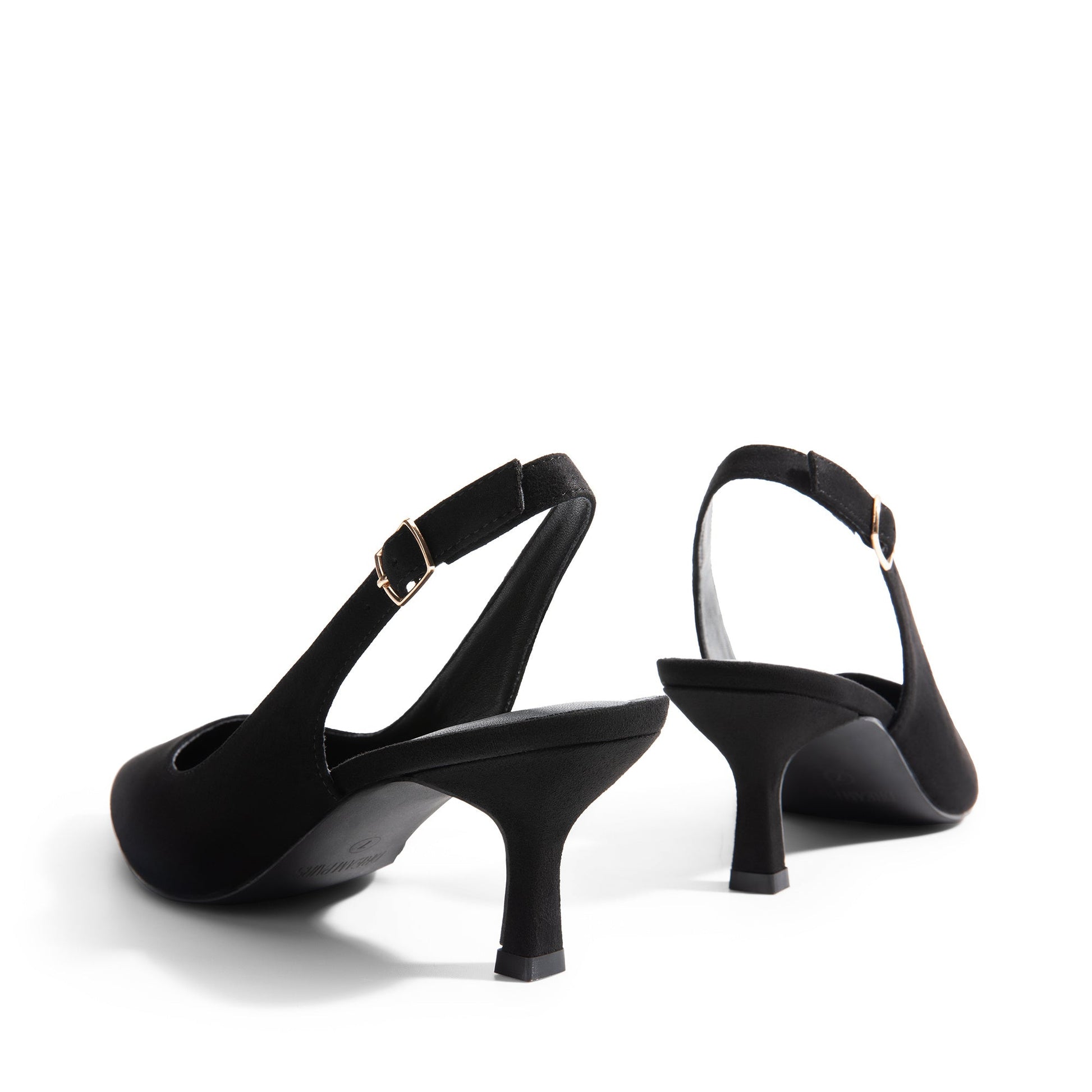 Women's Heels & Pumps – Comfort Fit for Work & Events – Navy Blue / Black – view 9