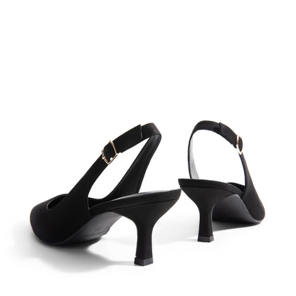 Women's Heels & Pumps – Comfort Fit for Work & Events – Navy Blue / Black – view 9