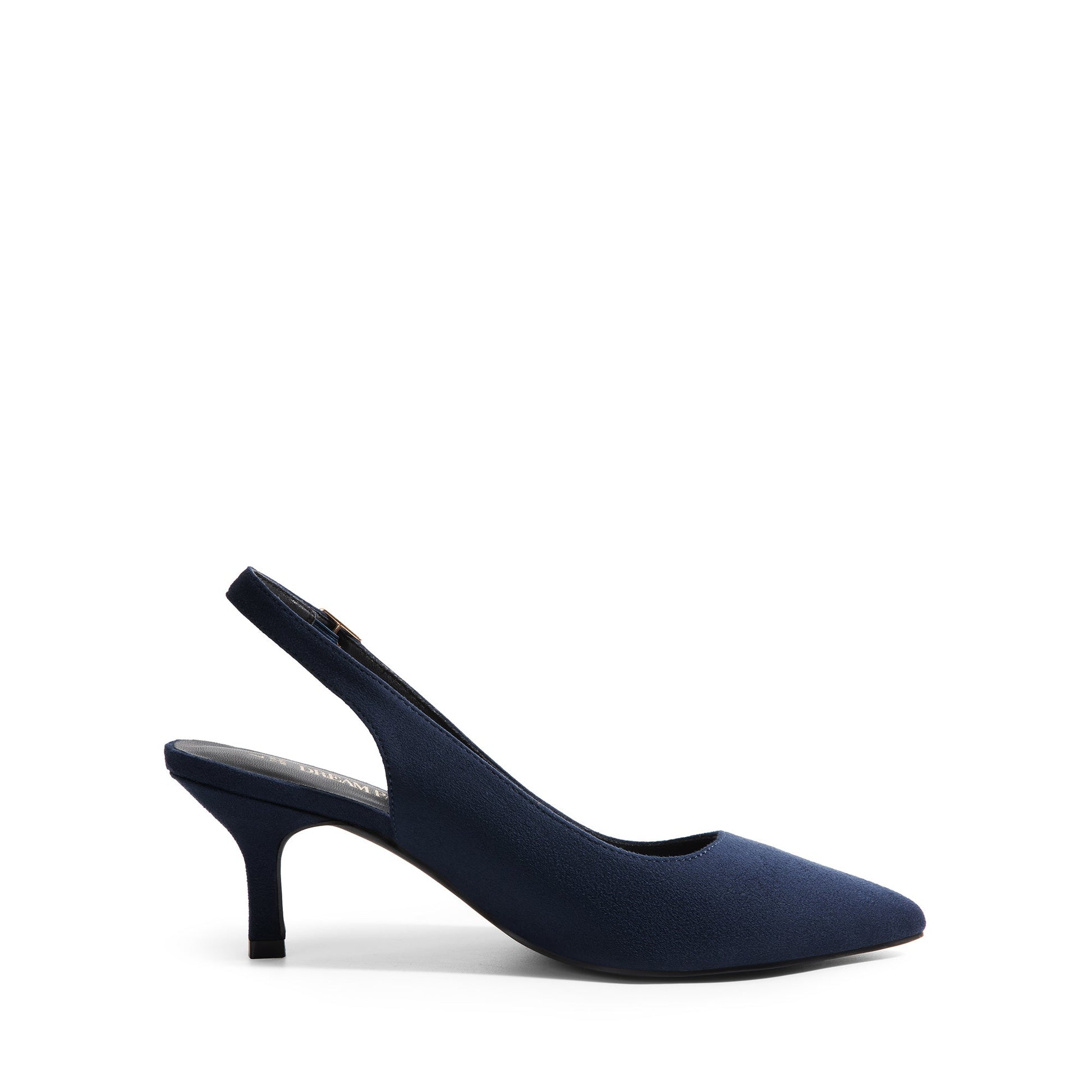 Women's Heels & Pumps – Comfort Fit for Work & Events – Navy Blue / Black – view 18