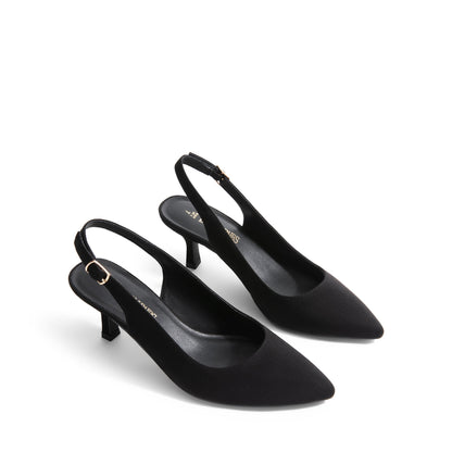 Women's Heels & Pumps – Comfort Fit for Work & Events – Navy Blue / Black – view 26