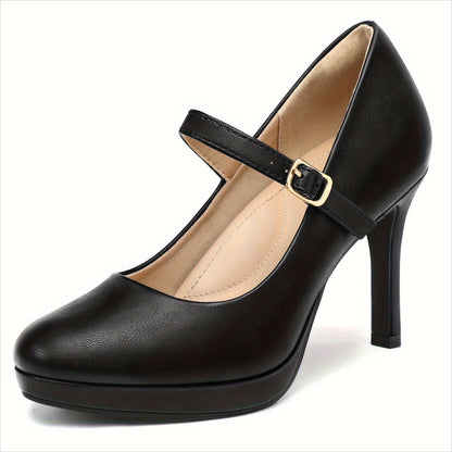 Women's Heels & Pumps – Platform Sole for Everyday Wear – Black option – view 8