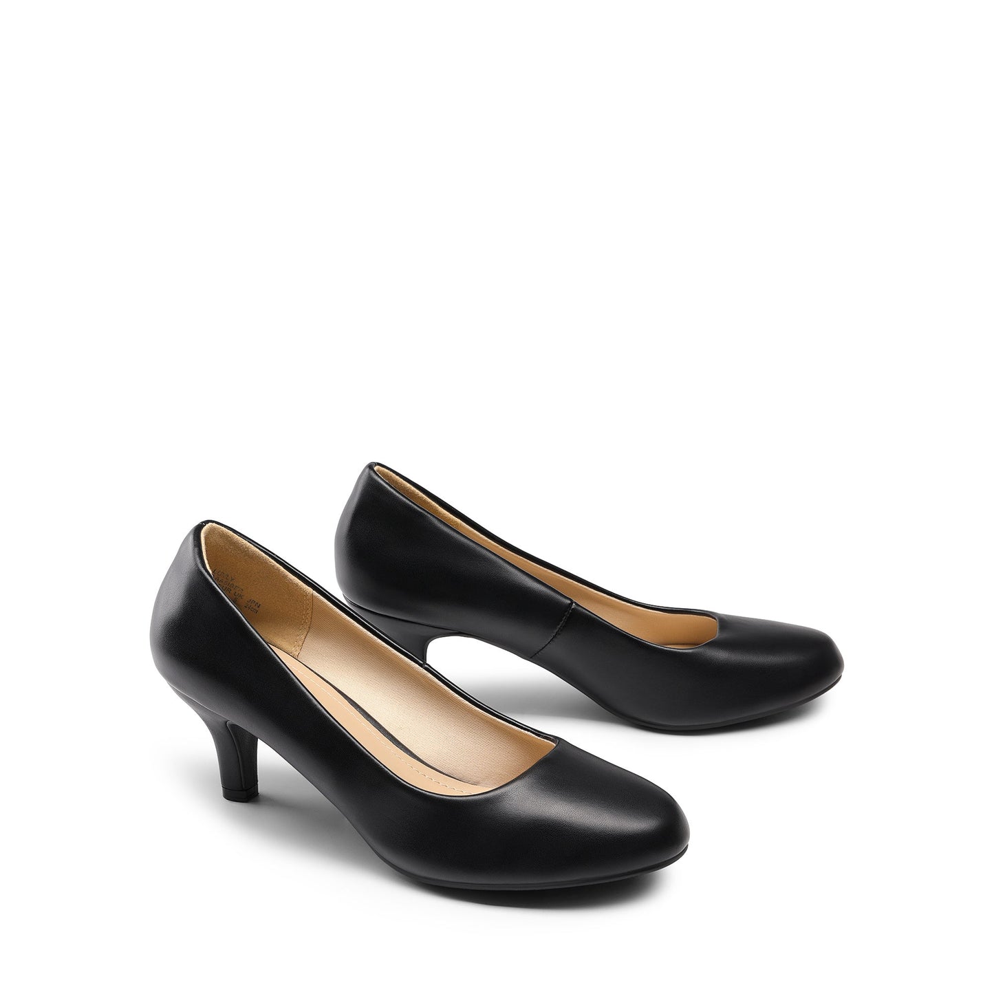 Women's Heels & Pumps – Slip-On for Everyday Wear – Black / Sea Blue – view 4