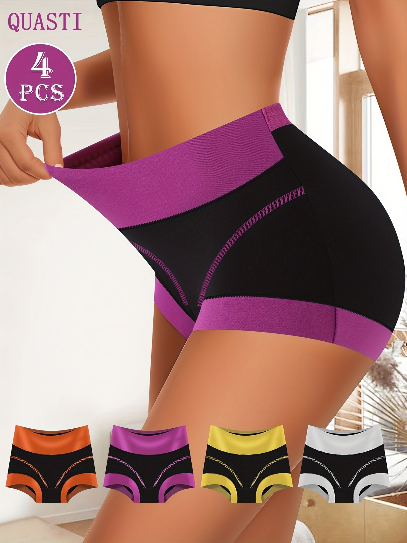Women’s High-Waist Boyshorts - Breathable Daily Comfort – main product image