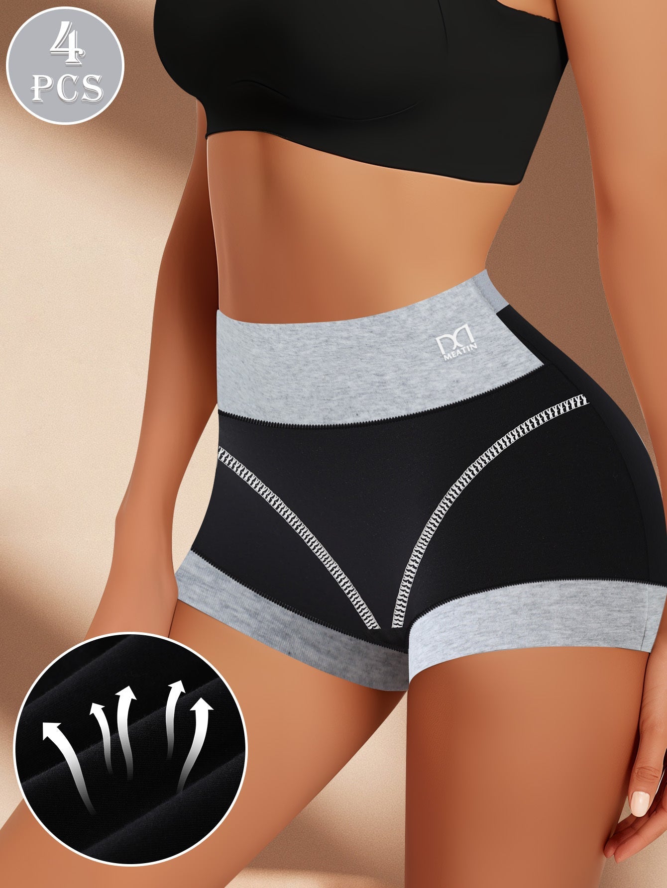 Women’s High-Waist Boyshorts - Breathable Daily Comfort – view 4