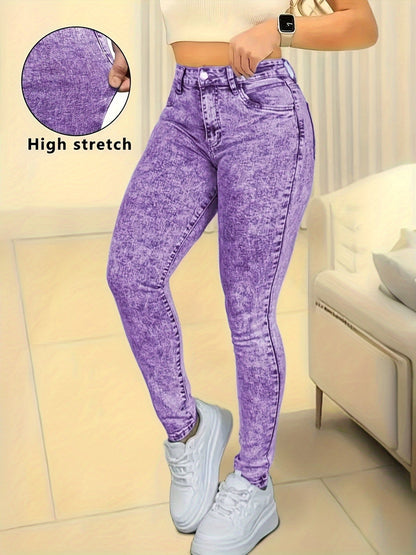 Women's High-Waist Jeans - Light Blue detail view