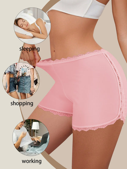Women's High-Waist Seamless Briefs - Lace Daily Comfort – view 2