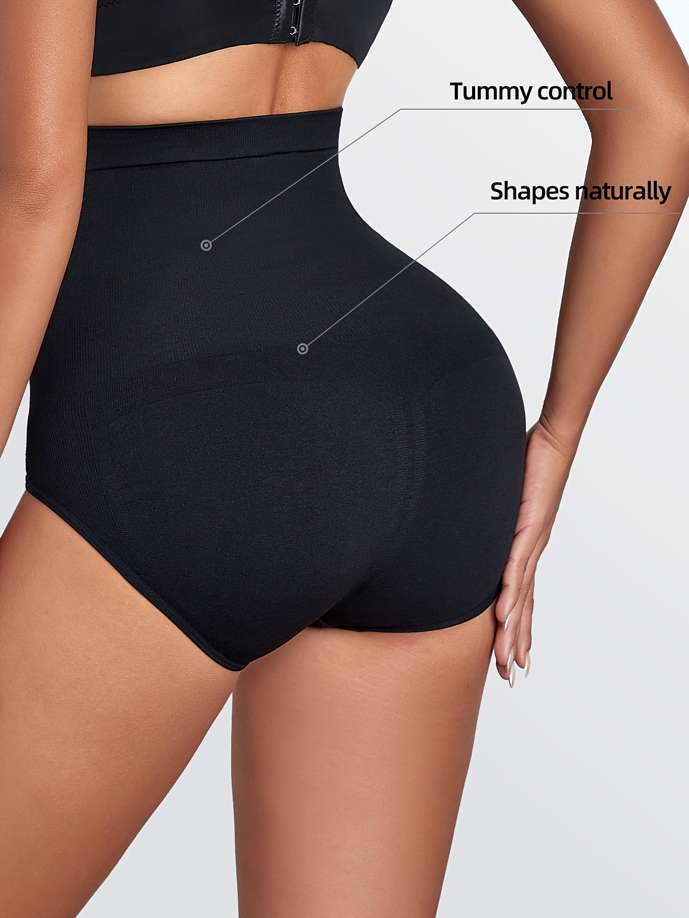 Women's High-Waist Shapewear Briefs - High-Waist Fit – Colorway 78053 – view 2
