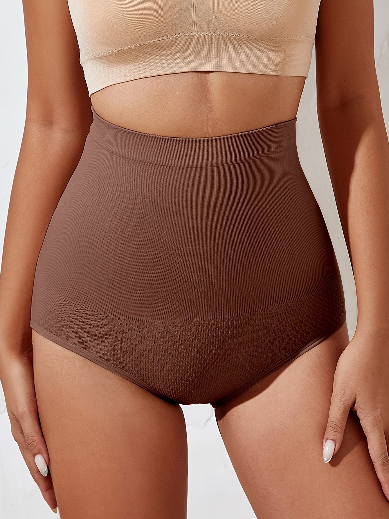 Women's High-Waist Shapewear Briefs - High-Waist Fit – Colorway 78053 – view 4