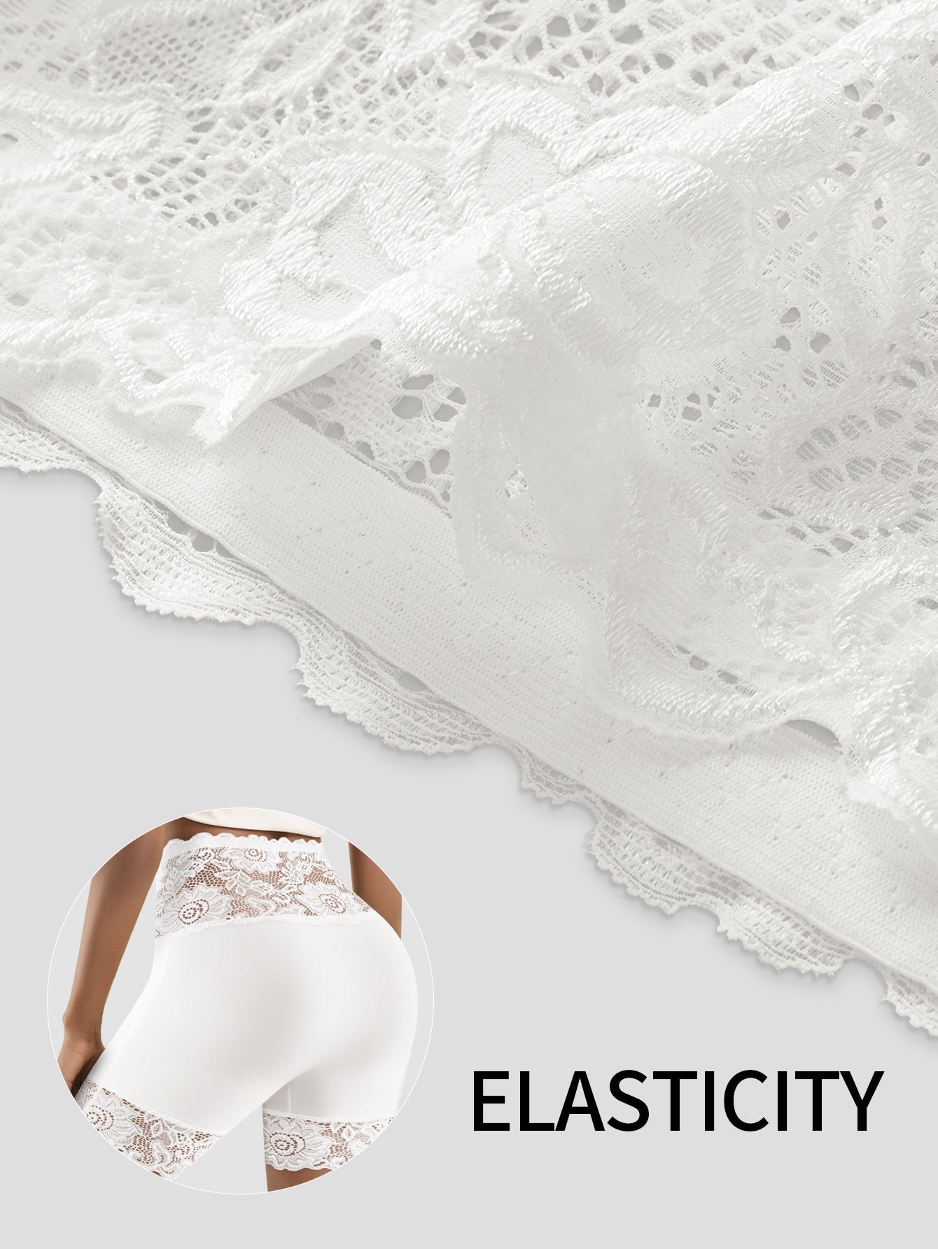 Women's High-Waist Shapewear Briefs - Lace Tummy-Control Smoothing – Sizes S–XXL – view 5