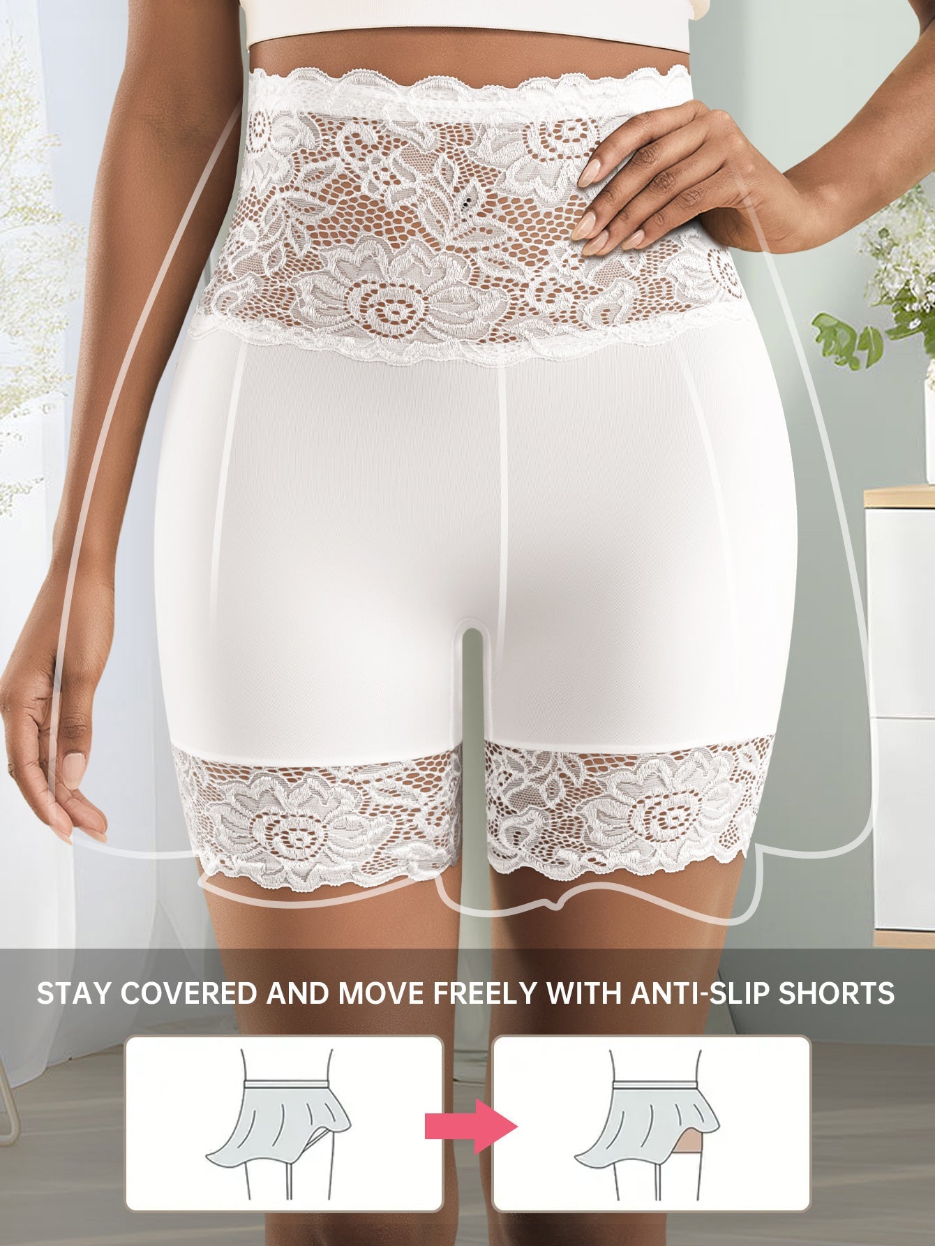 Women's High-Waist Shapewear Briefs - Lace Tummy-Control Smoothing – Sizes S–XXL – view 7