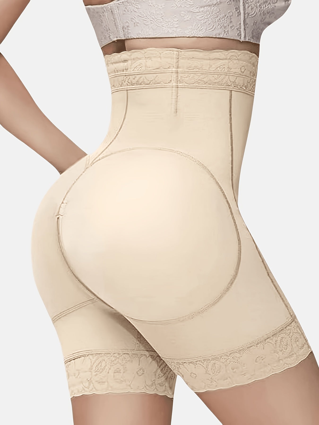 Women's High-Waist Shapewear Briefs - Lace Tummy-Control Smoothing – Sizes XS–XXL – view 3