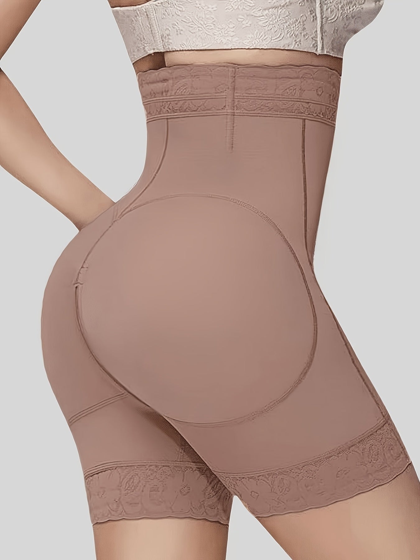 Women's High-Waist Shapewear Briefs - Lace Tummy-Control Smoothing – Sizes XS–XXL – view 4