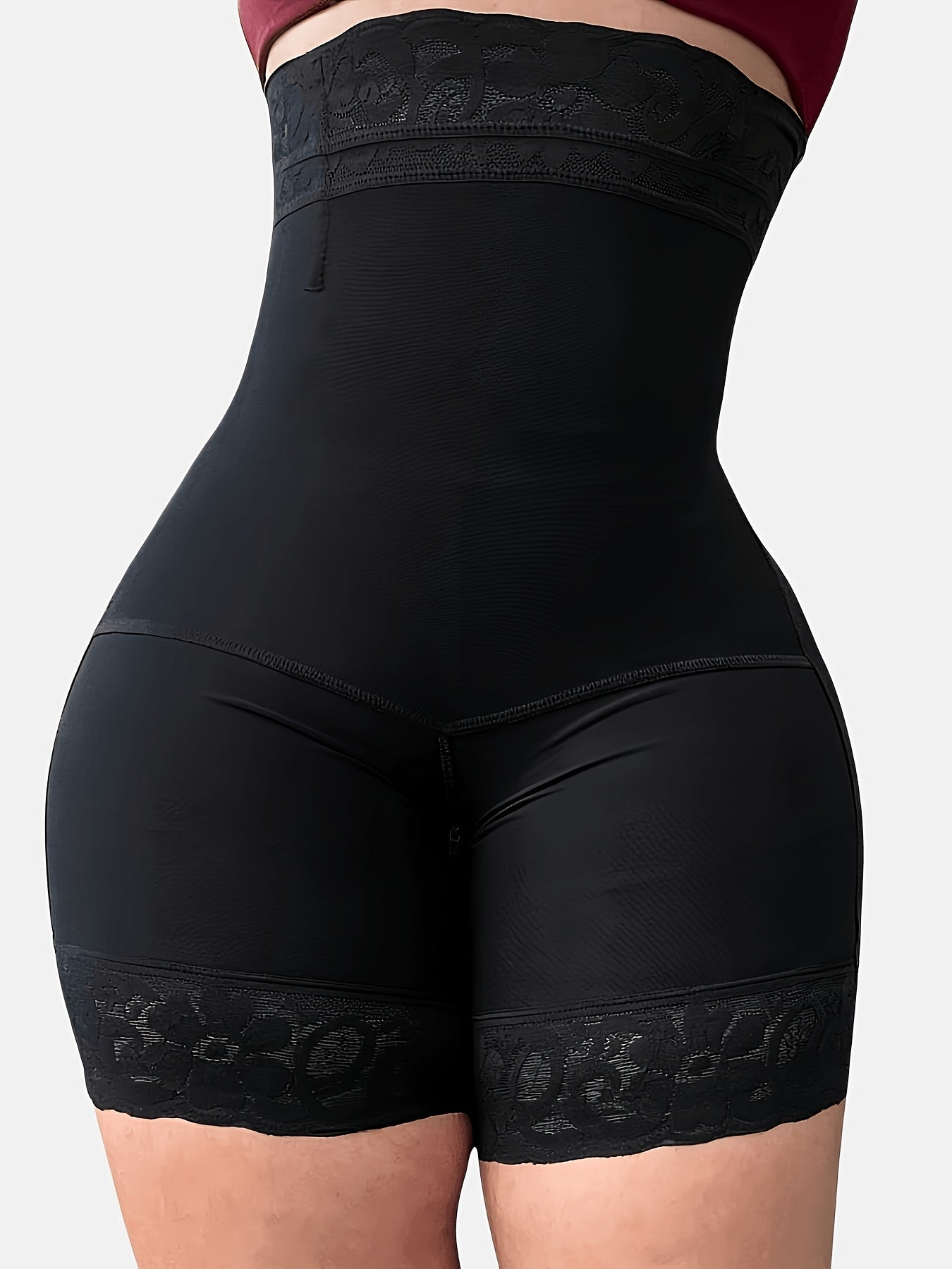 Women's High-Waist Shapewear Briefs - Lace Tummy-Control Smoothing – Sizes XS–XXL – view 12