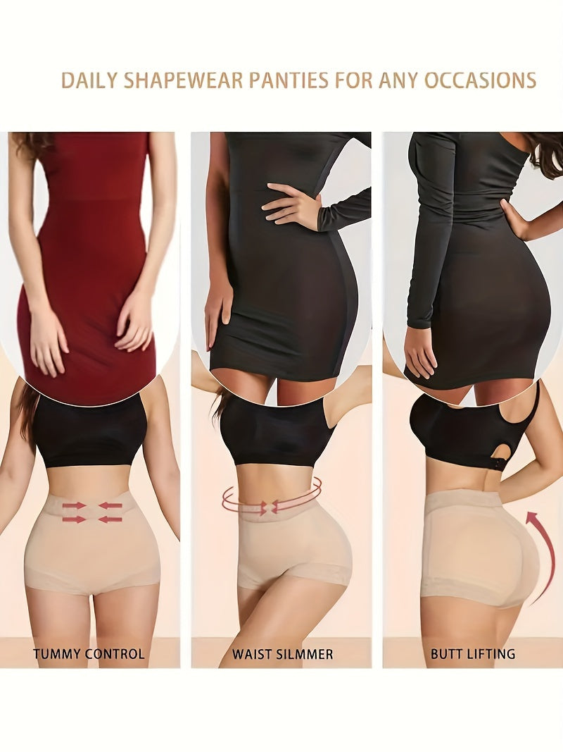Women’s High-Waist Shapewear Briefs - Tummy Control Support – Light Purple – view 8