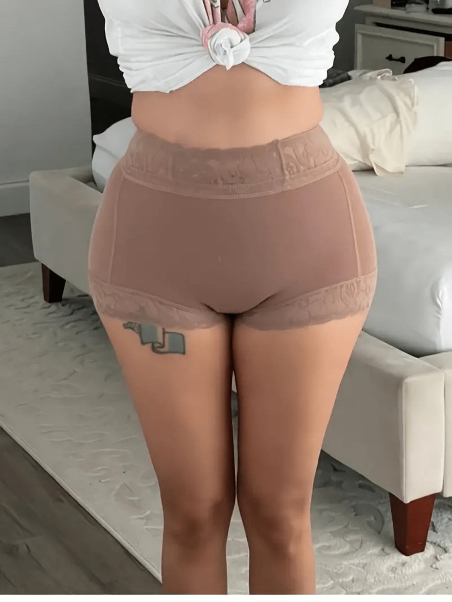 Women’s High-Waist Shapewear Briefs - Tummy Control Support – Light Purple – view 14