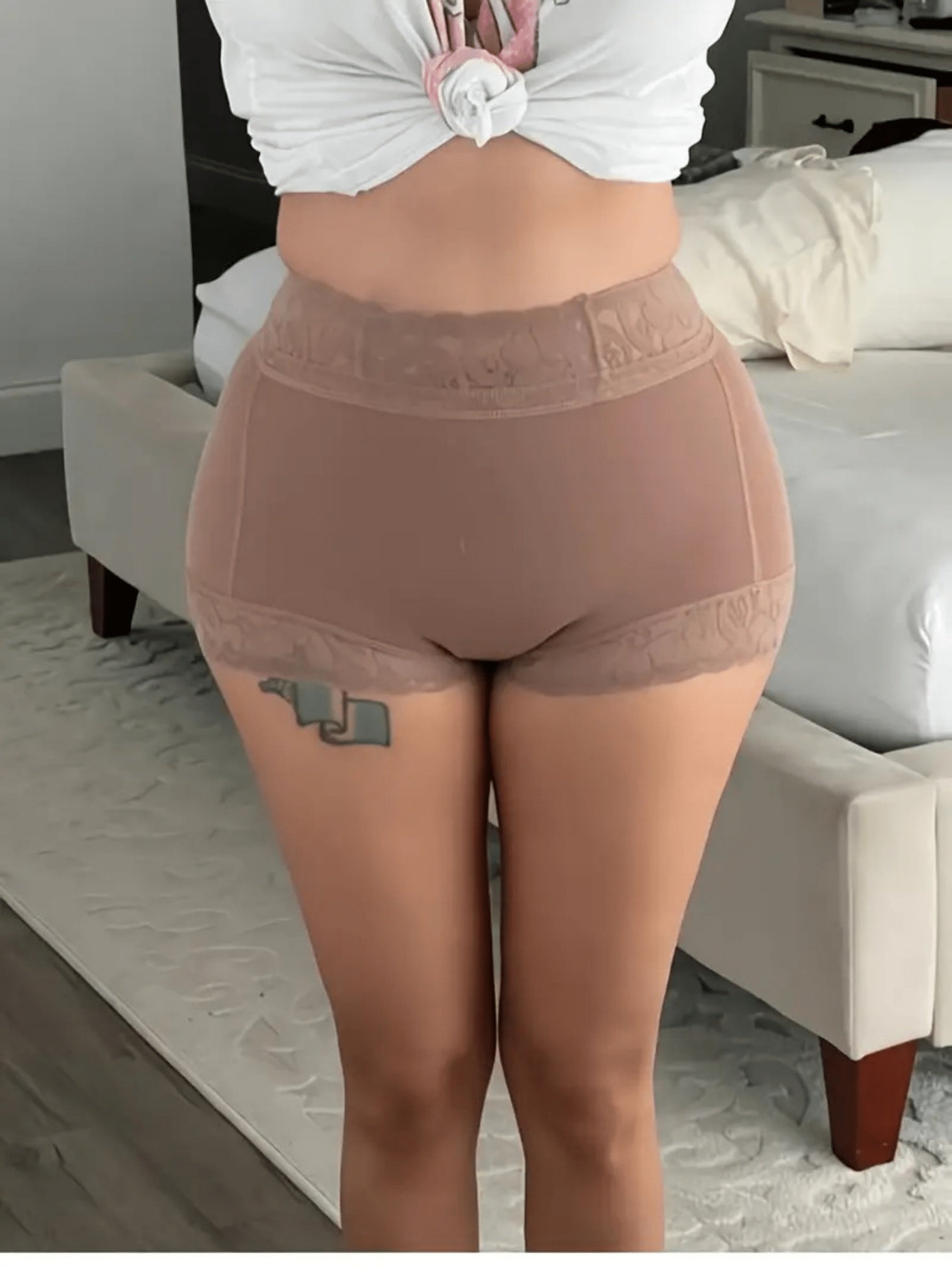 Women’s High-Waist Shapewear Briefs - Tummy Control Support – Light Purple – view 14