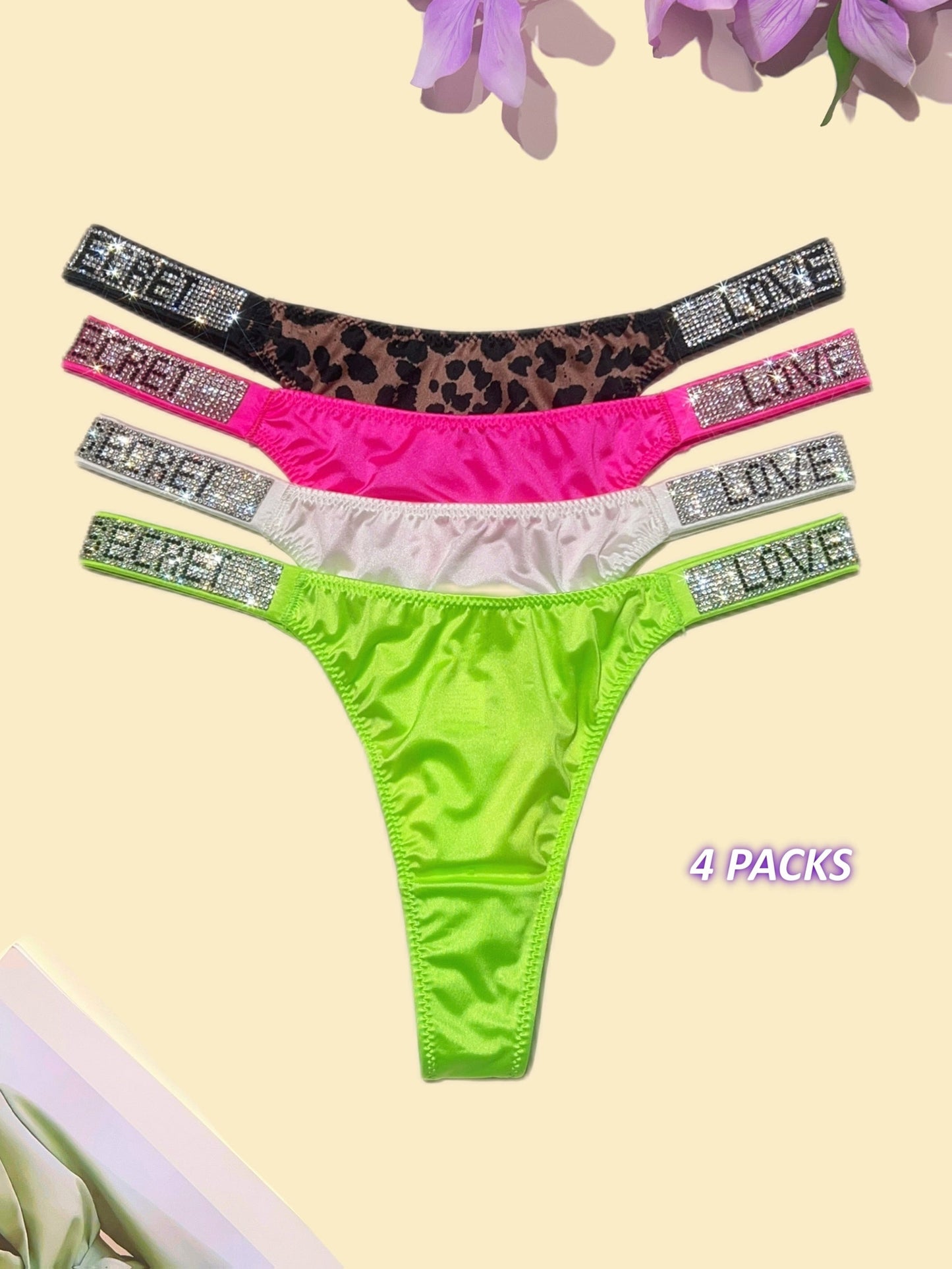Women's High-Waist Thongs - Soft Daily Comfort – view 7