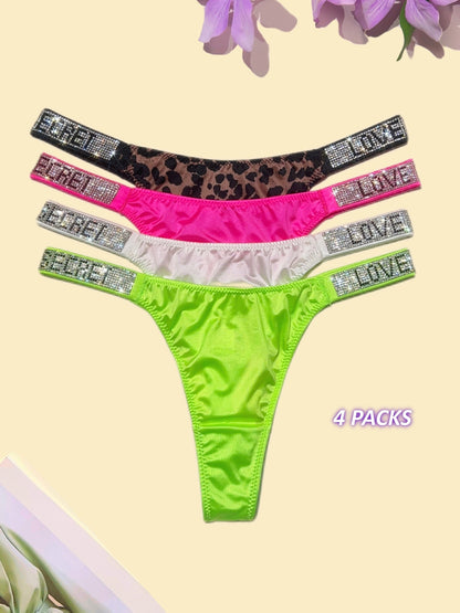 Women's High-Waist Thongs - Soft Daily Comfort – Brown option – main product image