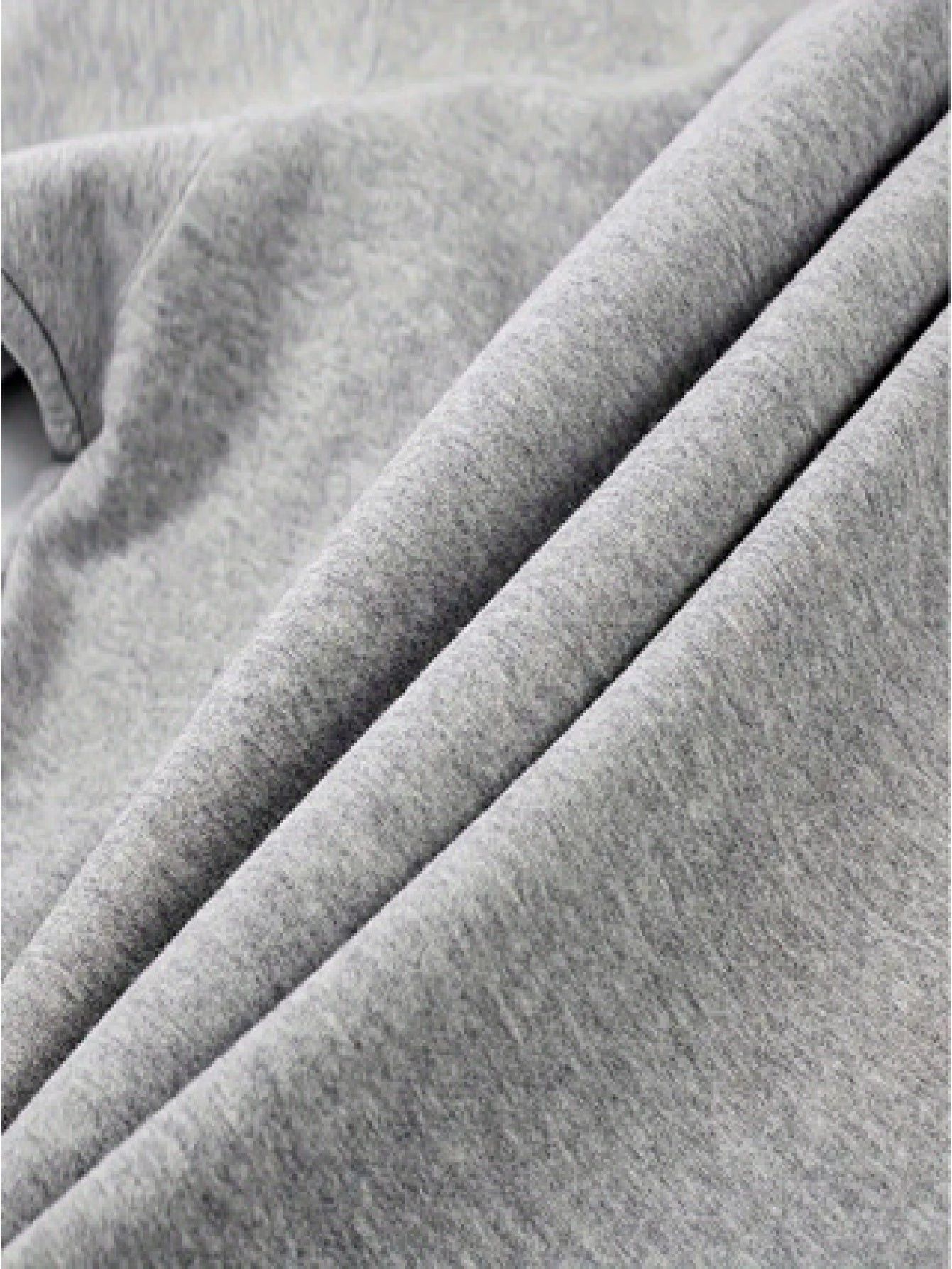Women's Holiday Crewneck Sweatshirt - Regular Fit Crew Neck – Light Grey Colorway 71941 detail view