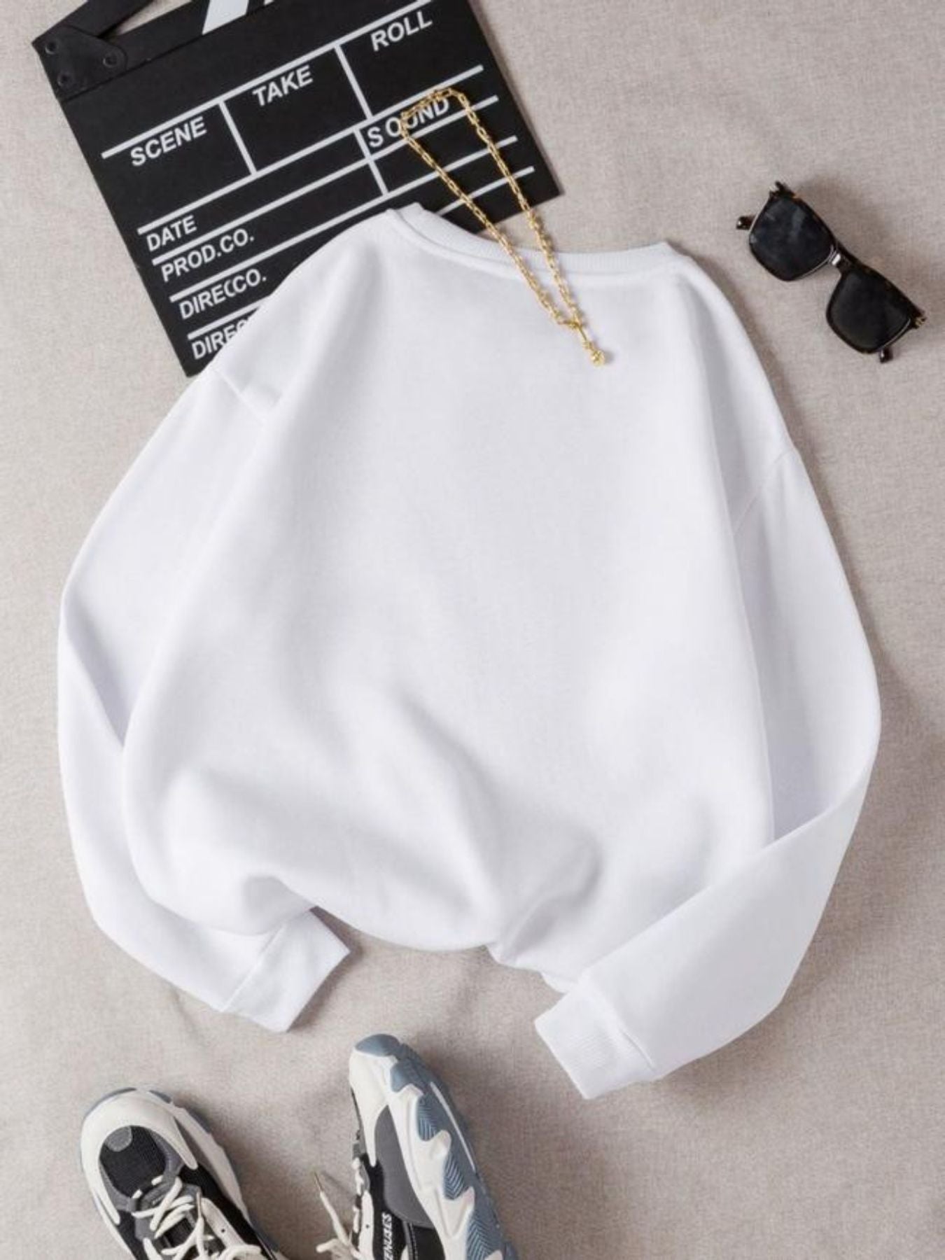 Women's Holiday Pullover Sweater - Crew Neck Long Sleeve detail view