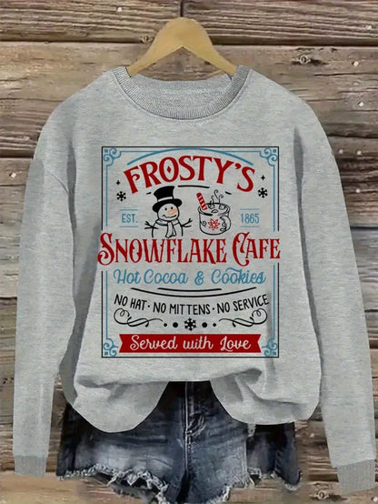Women's Holiday Pullover Sweater - Regular Fit Crew Neck – 3-Color Selection detail view