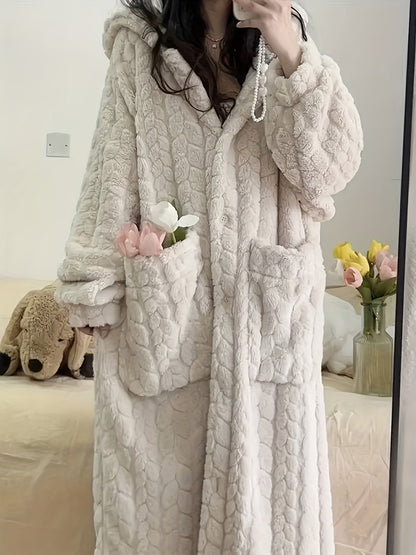Women's Hooded Robe - Hooded Comfort – view 7