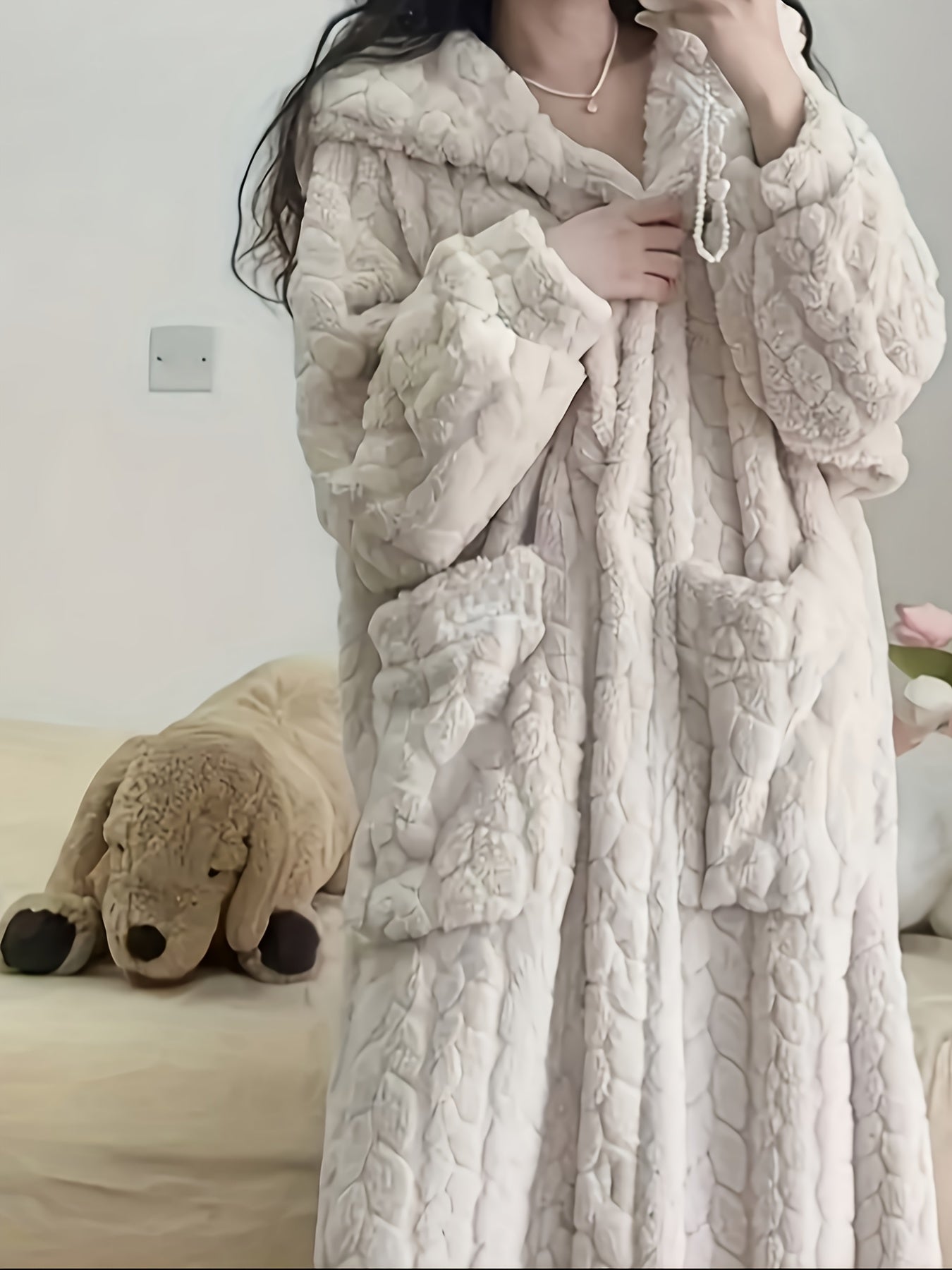 Women's Hooded Robe - Hooded Comfort – view 9