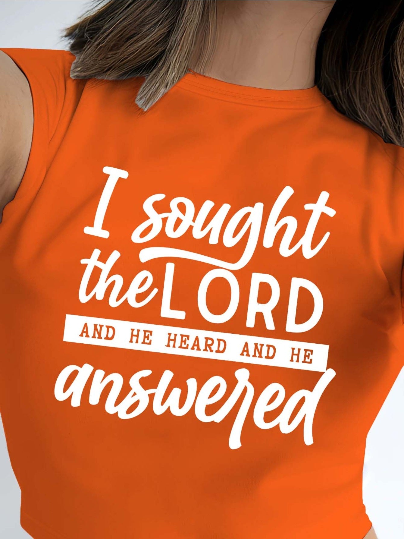 Women's Inspirational Graphic T-Shirt - Crew Neck Short Sleeve detail view