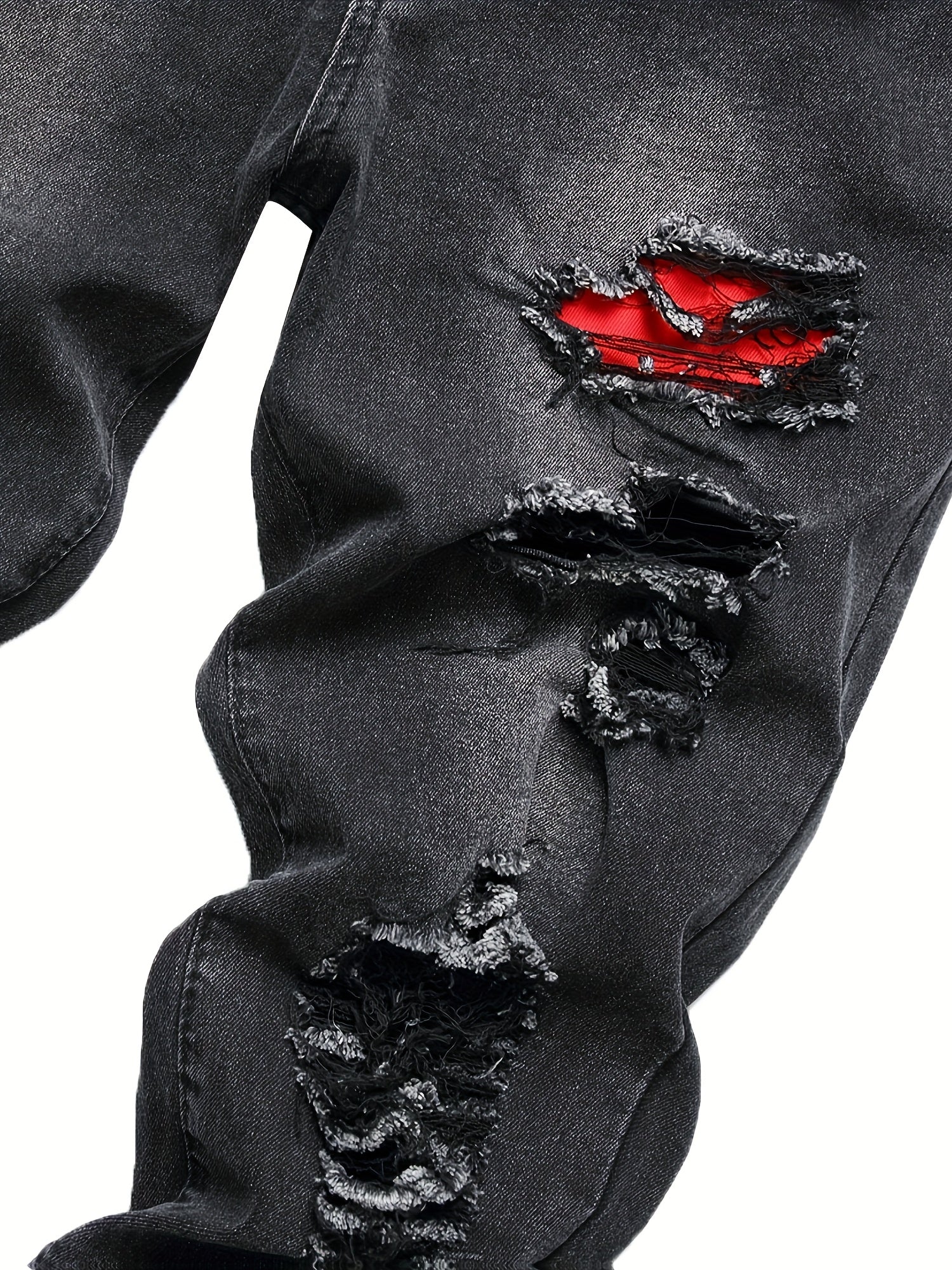 Women's Jeans - Black Distressed Stretch – view 3