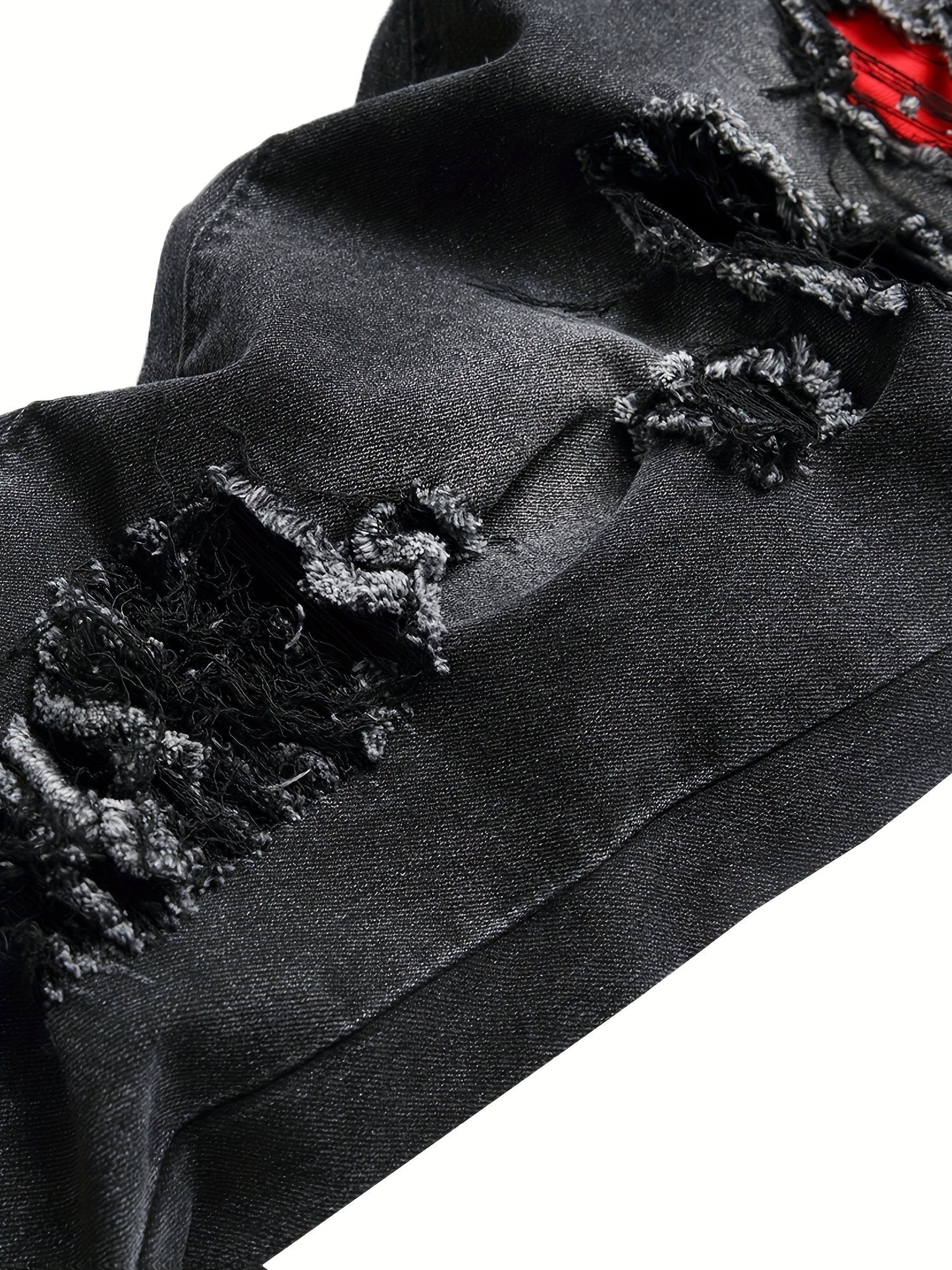 Women's Jeans - Black Distressed Stretch – view 5