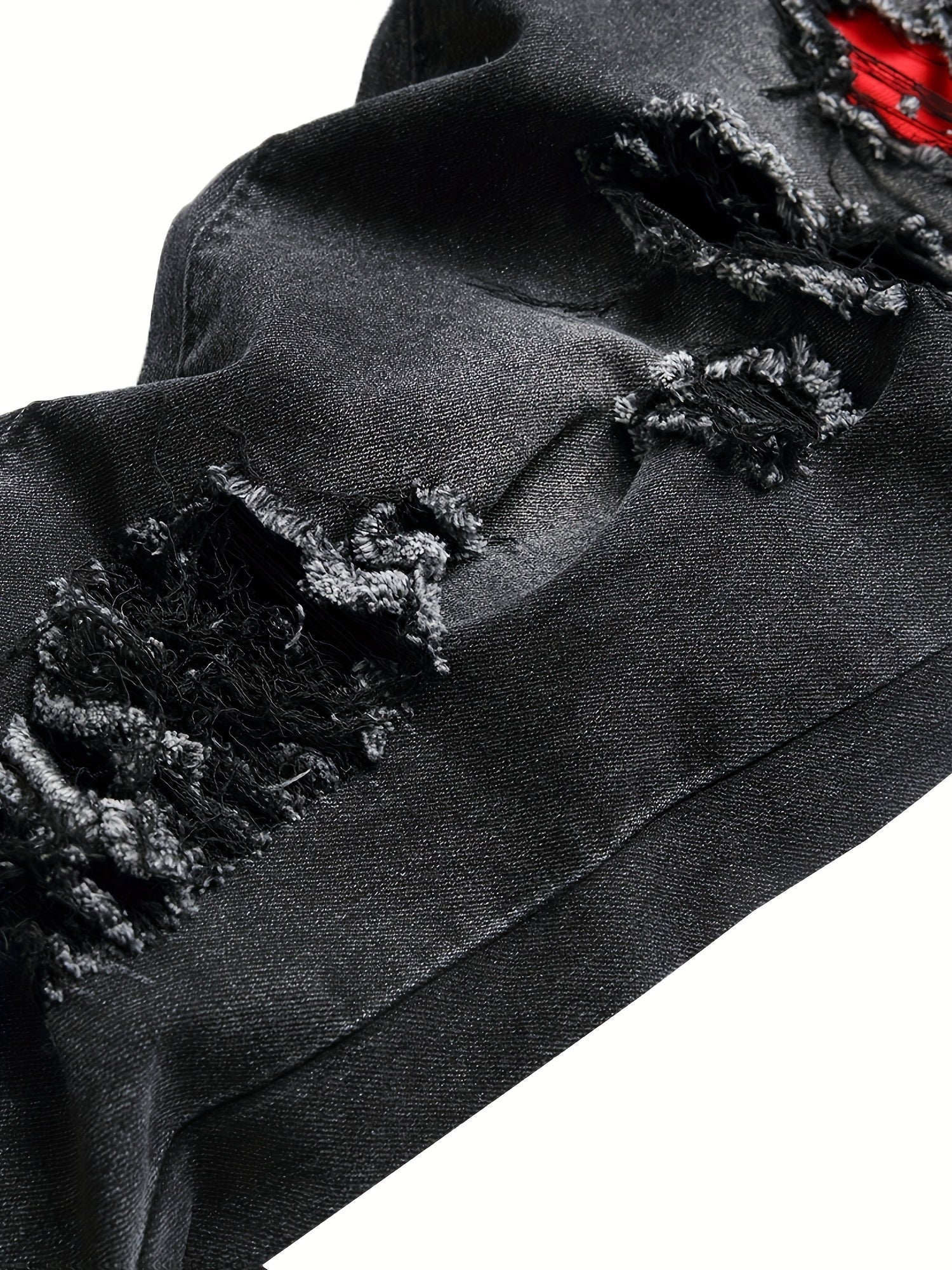 Women's Jeans - Black Distressed Stretch – view 5