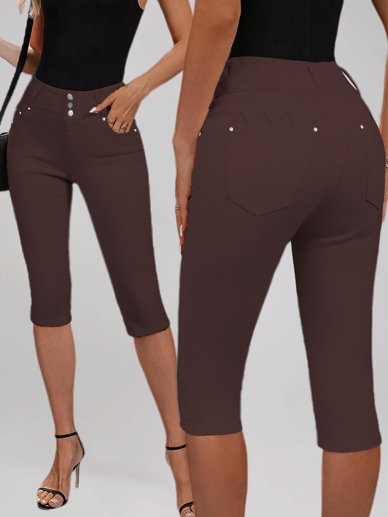 Women's Jeans - High Waist Regular Fit detail view