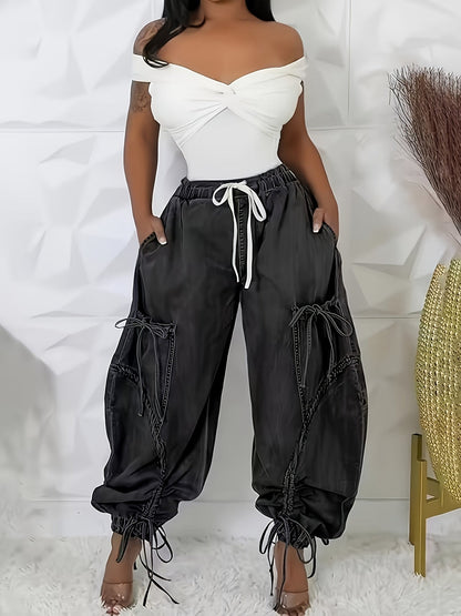 Women's Jeans - Khaki detail view