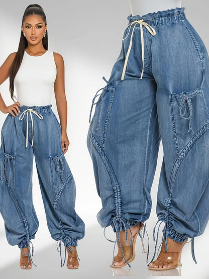 Women's Jeans - Khaki detail view