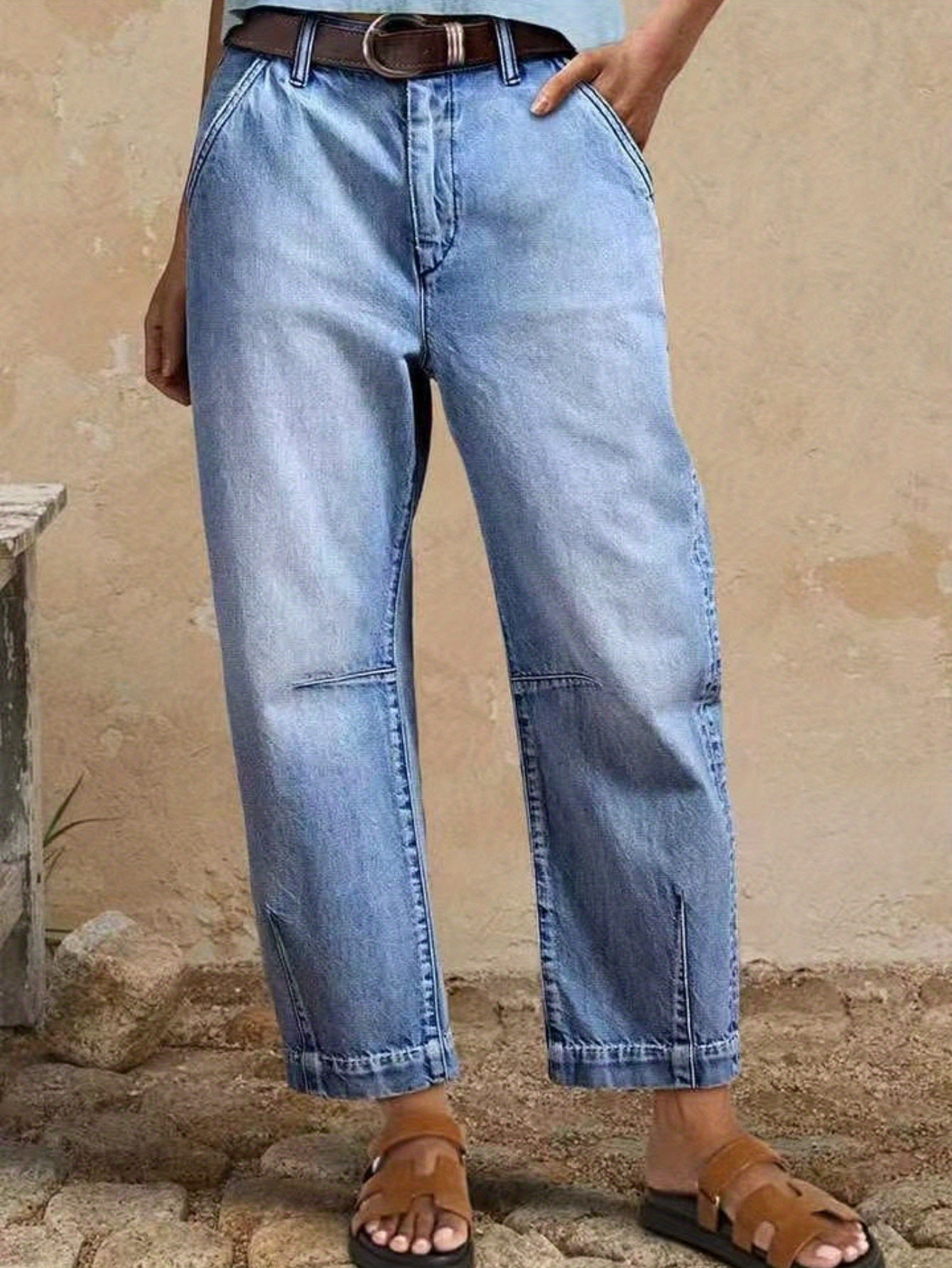 Women's Jeans - Light Blue Stretch – Blue option – main product image