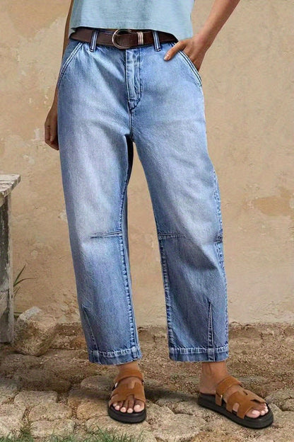 Women's Jeans - Light Blue Stretch detail view