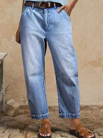 Women's Jeans - Light Blue Stretch detail view