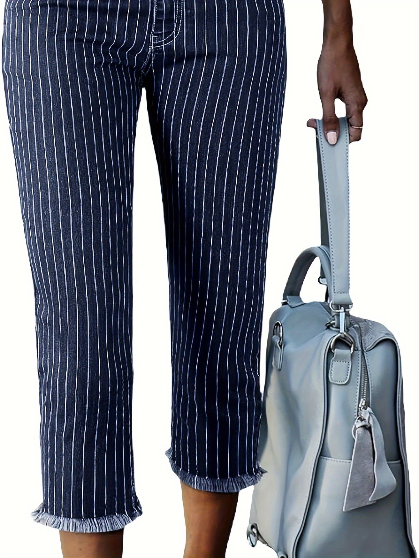 Women's Jeans - Striped Regular Fit detail view