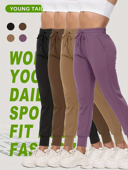 Women's Jogger Pants - Drawstring Waist Relaxed fit 37 detail view