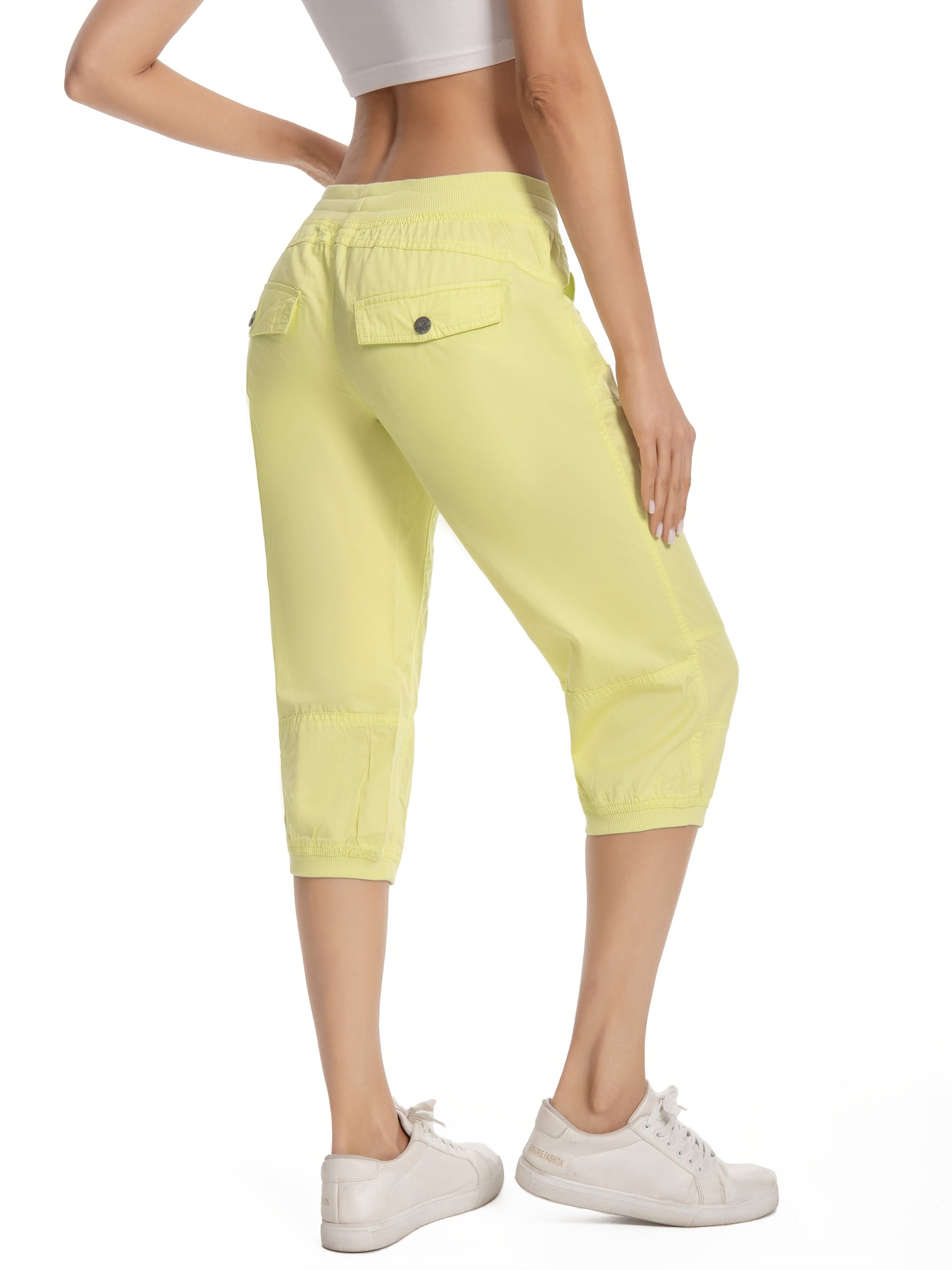 Women's Jogger Pants - Drawstring Waist Relaxed fit 39 detail view