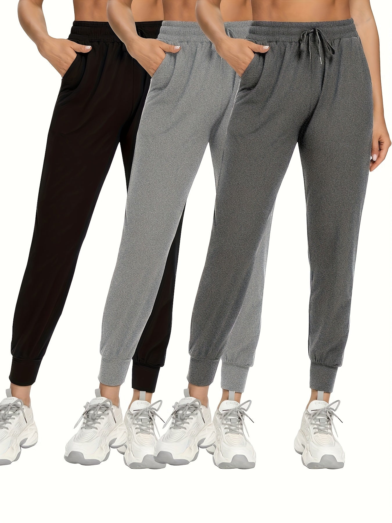 Women's Jogger Pants - Drawstring Waist With Pockets 22 detail view