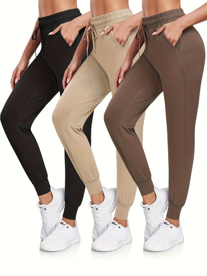 Women's Jogger Pants - Drawstring Waist With Pockets 22 detail view