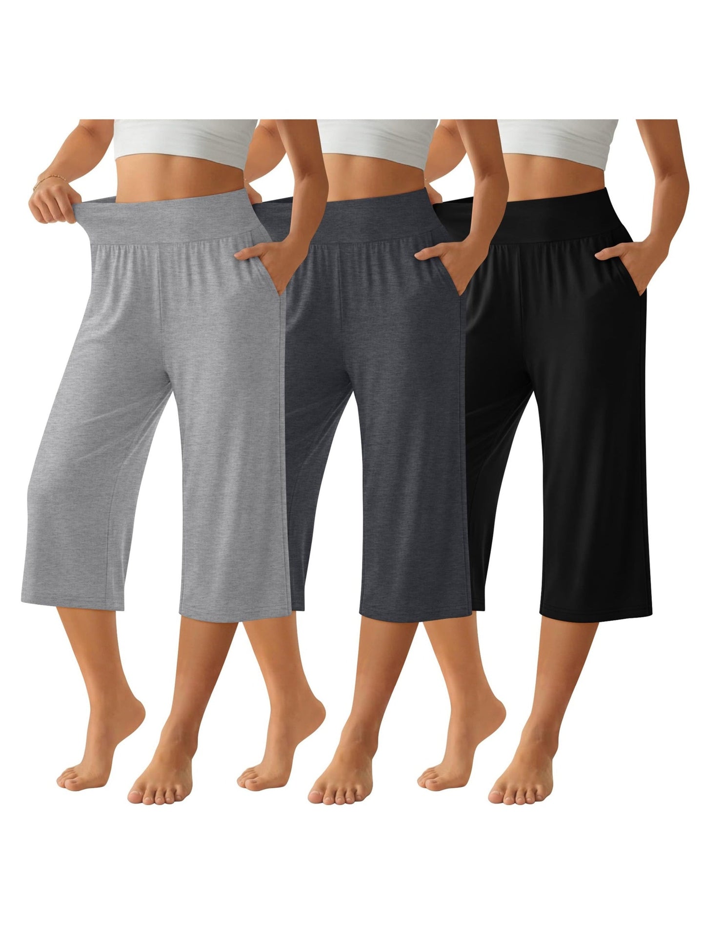 Women's Jogger Pants - Elastic Waist Relaxed fit – view 15