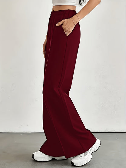 Women's Jogger Pants - Elastic Waist With Pockets – view 2