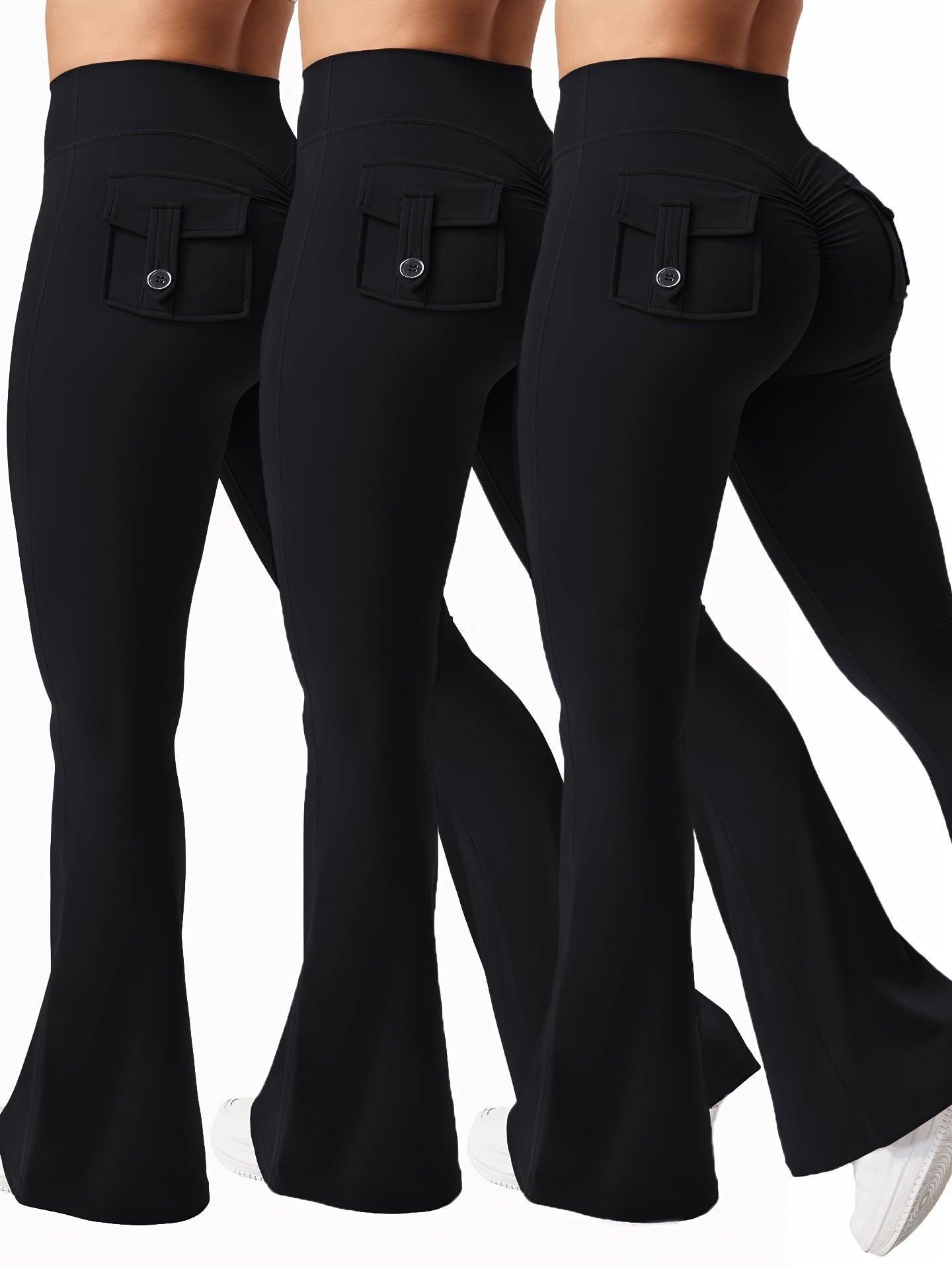 Women's Jogger Pants - High-Waist Fit – Sizes S–XL detail view
