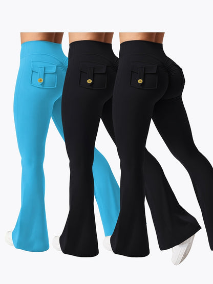 Women's Jogger Pants - High-Waist Fit – Sizes S–XL – Black option – view 4
