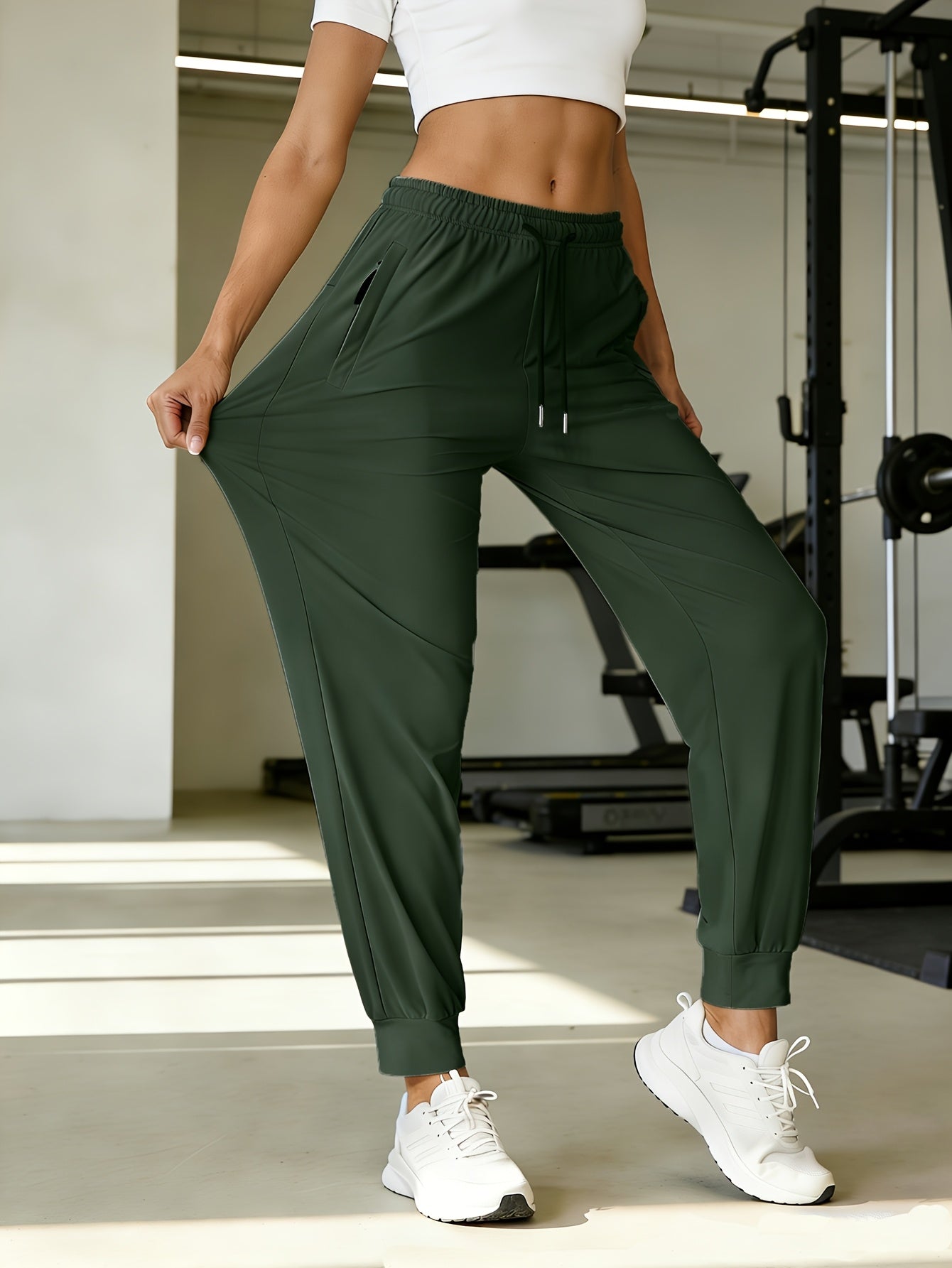 Women's Jogger Pants - High Waist Relaxed fit 45 – main product image