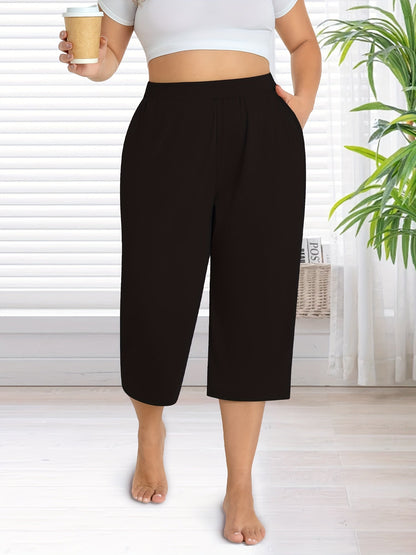 Women's Jogger Pants - Stretch Wide leg detail view
