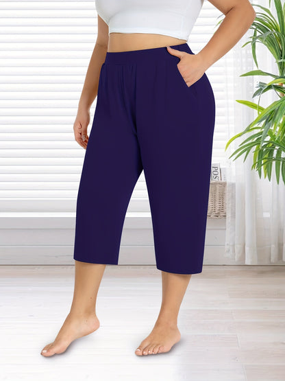 Women's Jogger Pants - Stretch Wide leg detail view